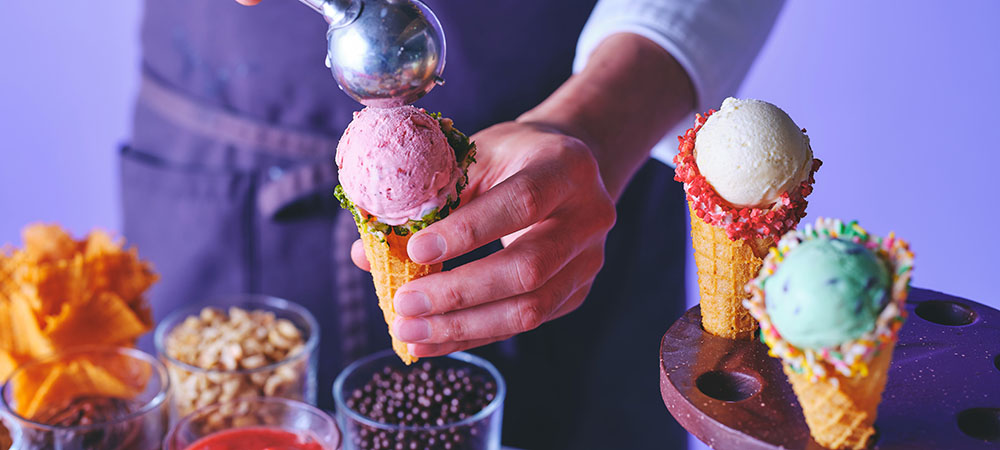 Craft Your Waffle Cone ～ピーチ＆アイスクリーム スイーツビュッフェ～