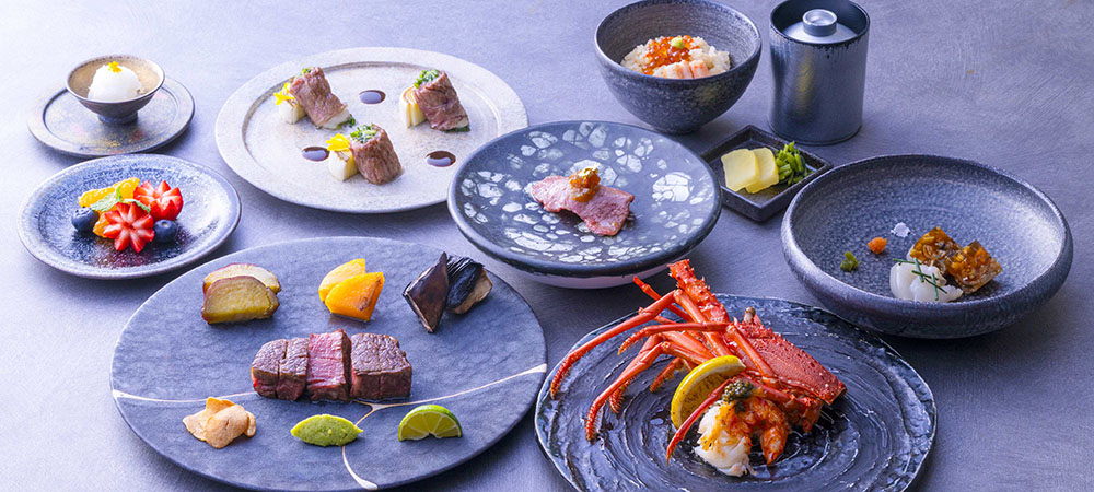 【蔵 - 鉄板焼】ディナー 旬のシーフードから贅を極めた和牛の食べ比べまで豪快に楽しむ鉄板焼ディナー