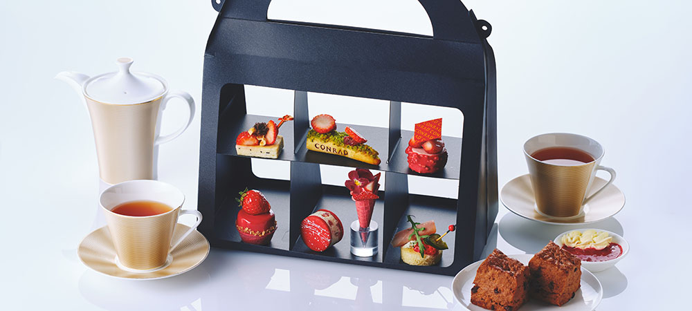 コンラッドアフタヌーンティー　テイクアウトボックス