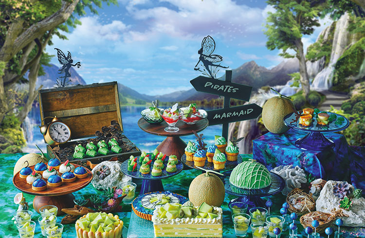 メロンが彩る、鮮やかなグリーンのネバーランド「Melon de Green Neverland（メロン・デ・グリーンネバーランド）」スイーツビュッフェ